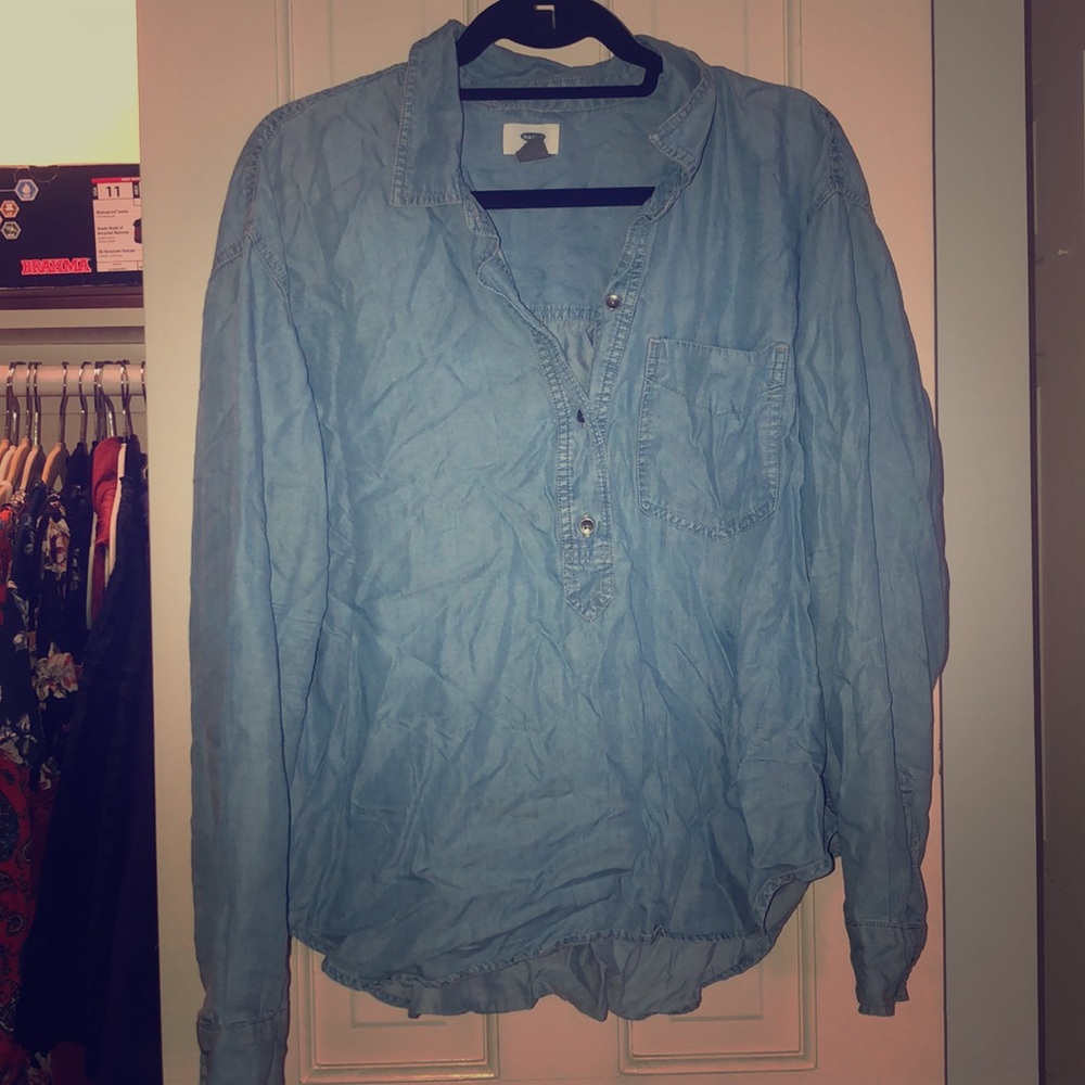Old Navy Denim blouse